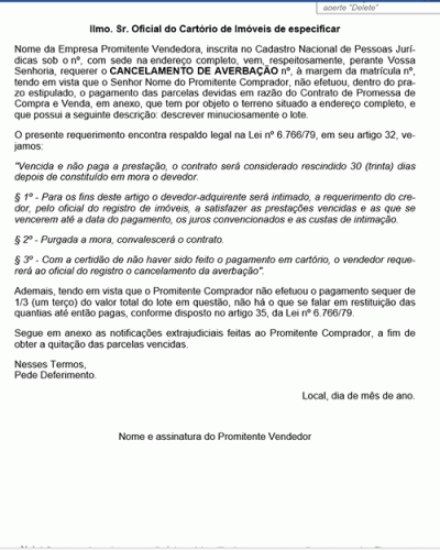 Preciso solicitar o cancelamento do outbeco.piabeta - Comunidade