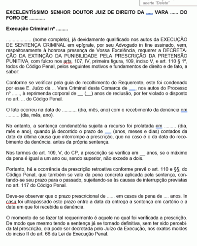 Petição de decretação de revelia