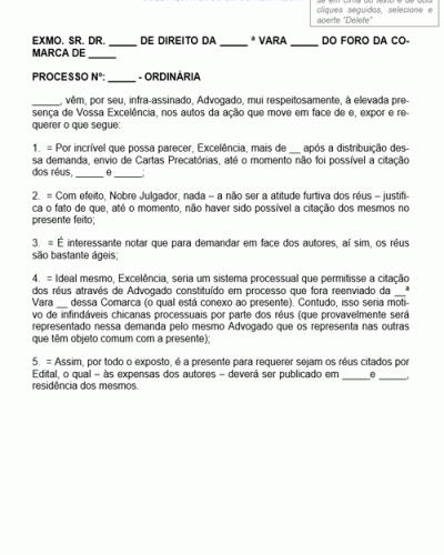 Modelo de Petição Intermediária Pedido de Conexão de Causas